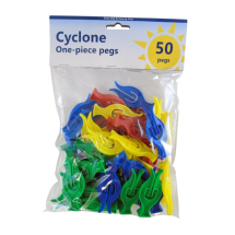 Clothes Pegs 50pc Cyclone Clothes Pegs 50pc Cyclone